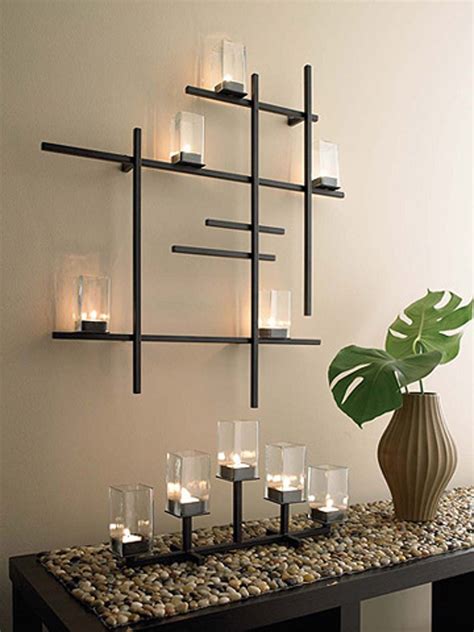 sheet metal candle holder|wall hanging candle holders metal.